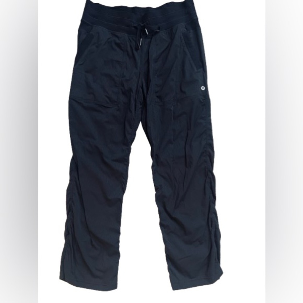 Lululemon Athletica Studio Pant Black Drawstring Athletic Pants Size 8 - Picture 3 of 7